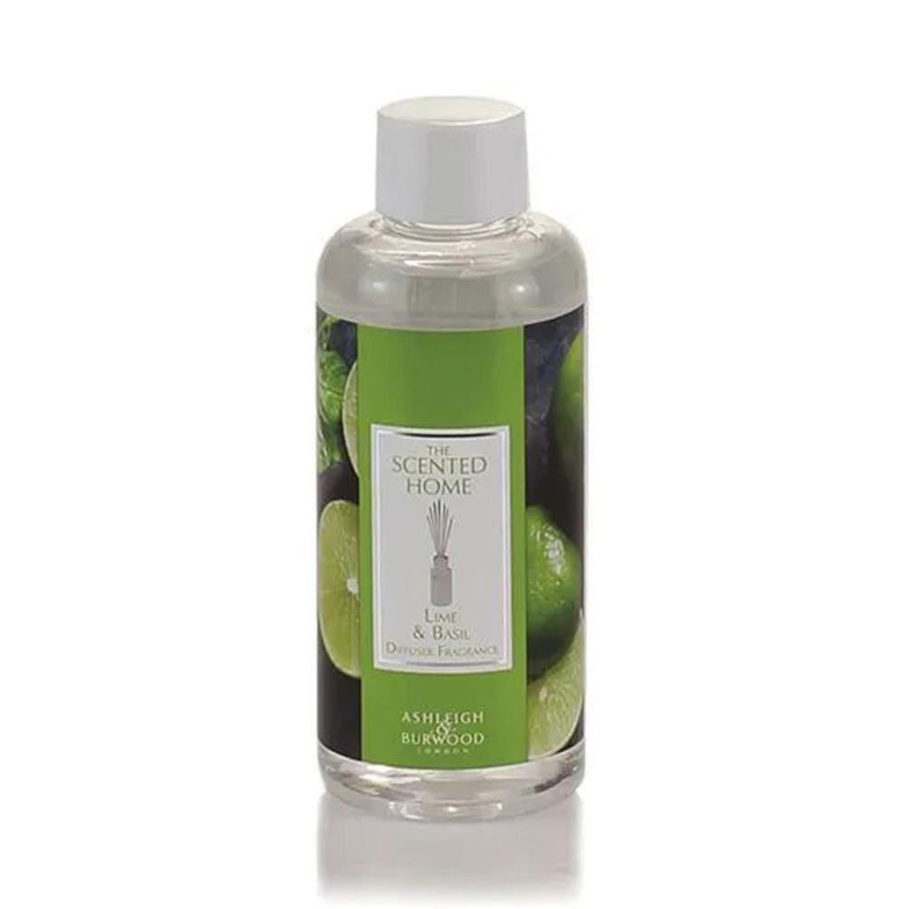 Ashleigh & Burwood Lime & Basil Scented Home Reed Diffuser Refill 150ml £8.96